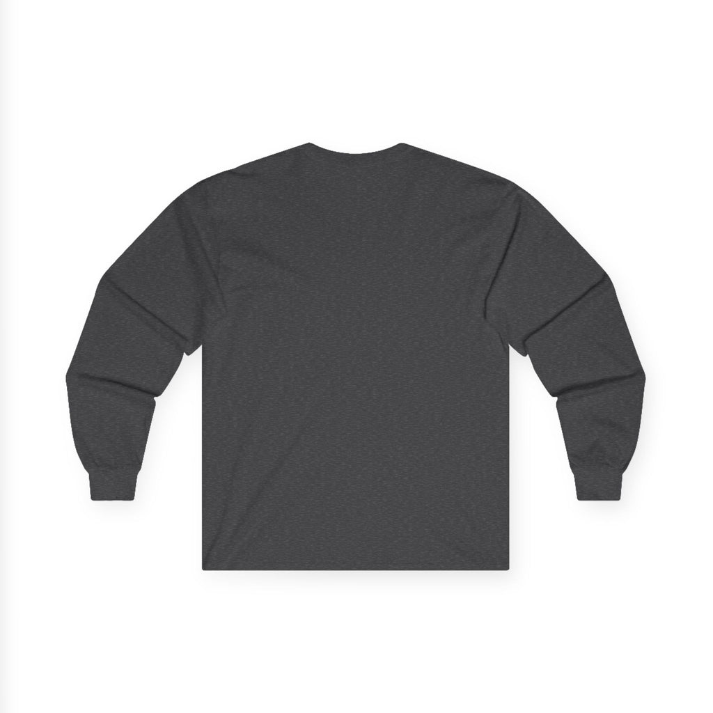 Halloween Long Sleeve Tee — "No Tricks Just Treats" Graphic Shirt
