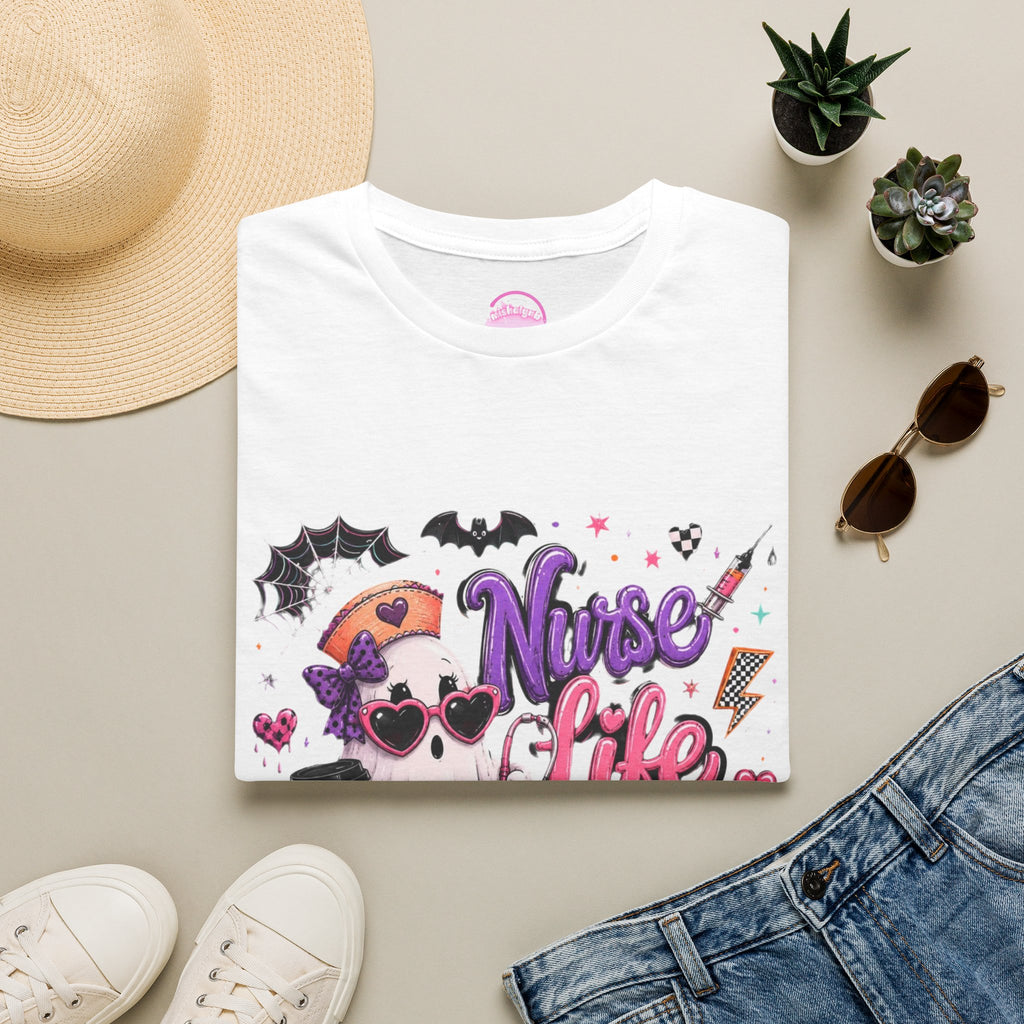 Nurse Life Halloween T-Shirt — Cute Spooky Nurse Graphic Tee