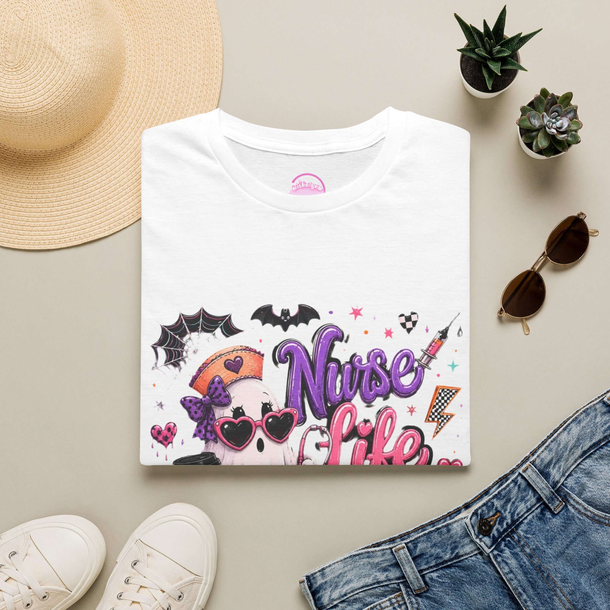 Nurse Life Halloween T-Shirt — Cute Spooky Nurse Graphic Tee