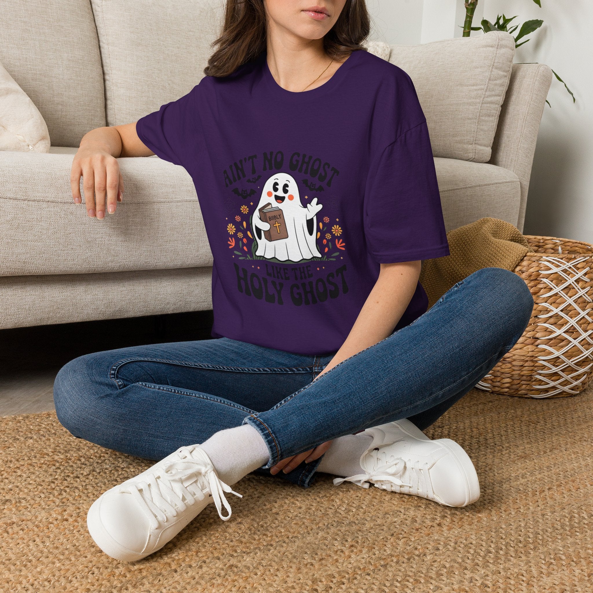 Ain't No Ghost T-Shirt – Cute Christian Halloween Ghost Tee
