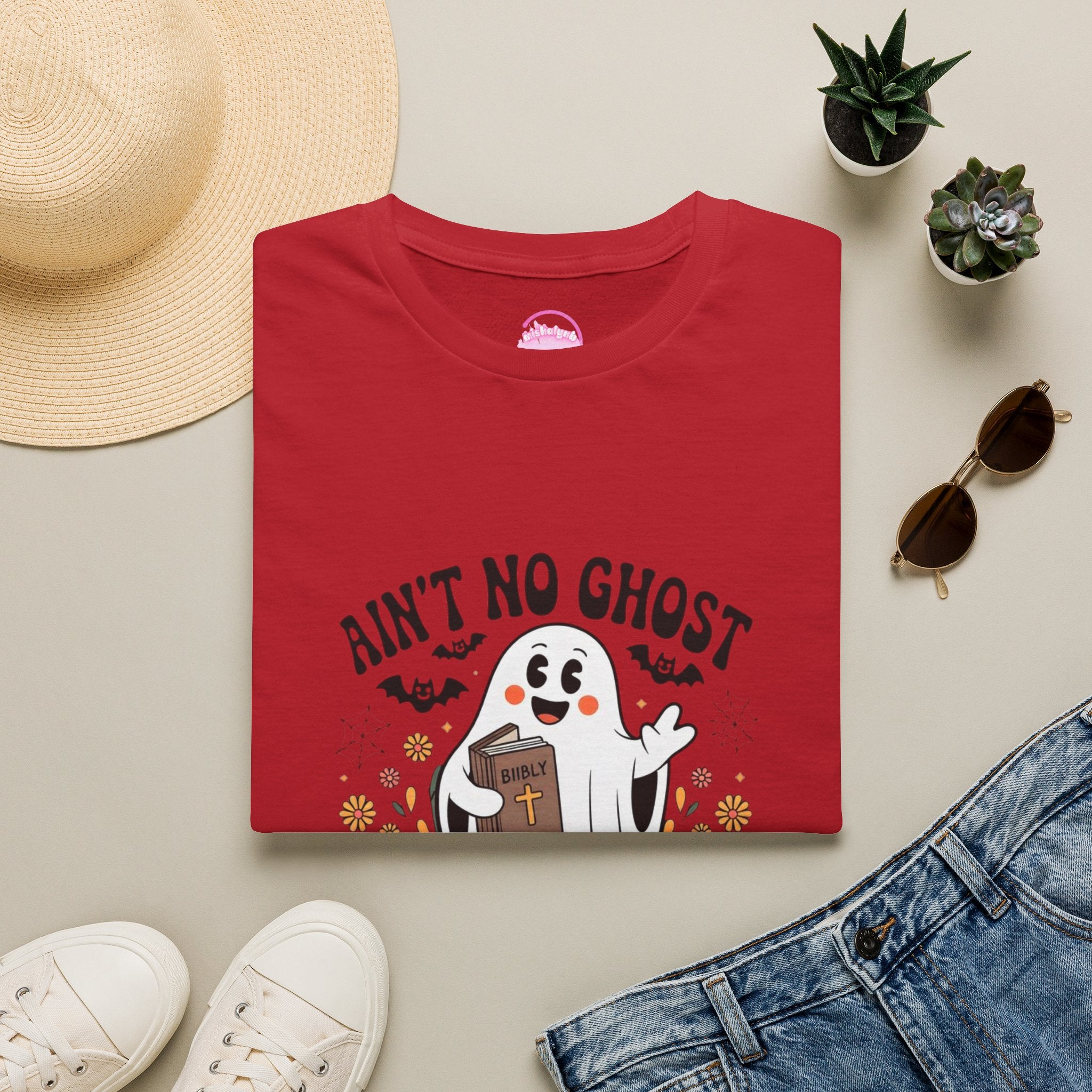 Ain't No Ghost T-Shirt – Cute Christian Halloween Ghost Tee