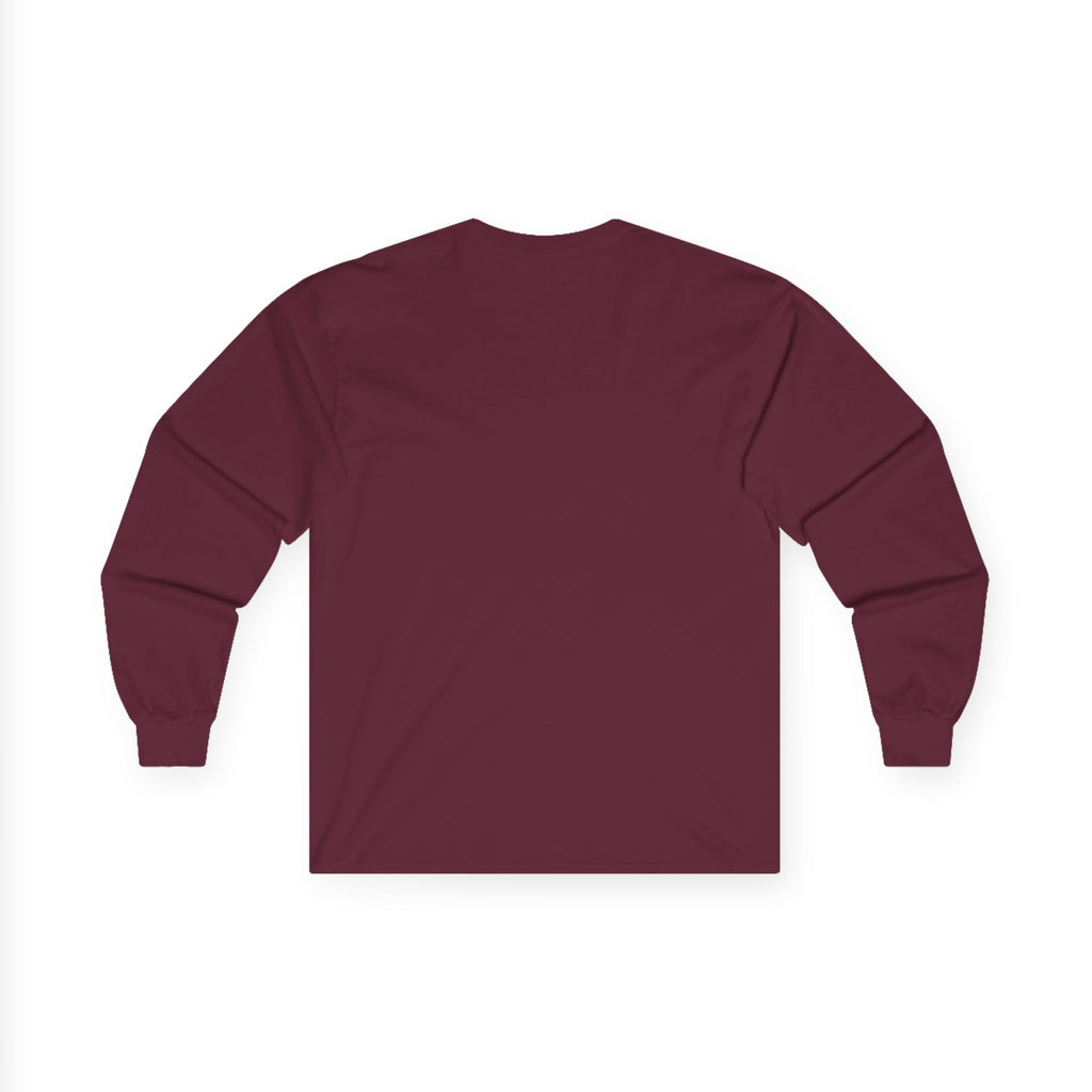 Halloween Long Sleeve Tee — "No Tricks Just Treats" Graphic Shirt