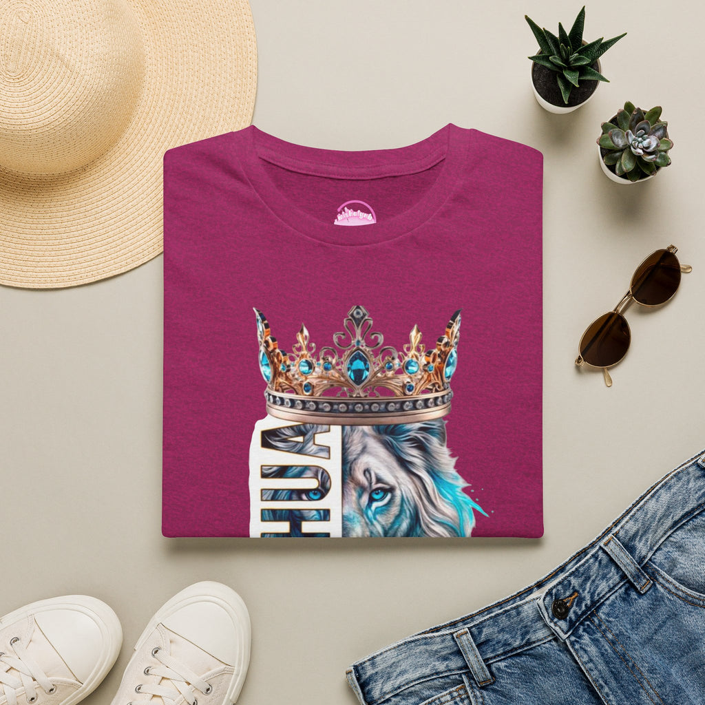 Yeshua Crowned Lion T-Shirt — Christian Faith Graphic Tee