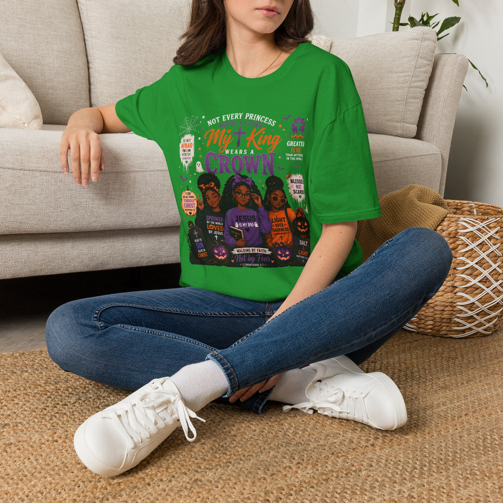 My King Crown T-Shirt — Christian Faith Graphic Tee for Women
