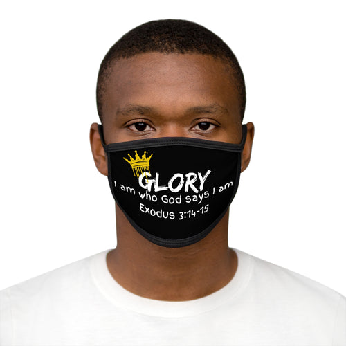 Christian Glory Face Mask — “I Am Who God Says I Am” (Exodus 3:14–15)