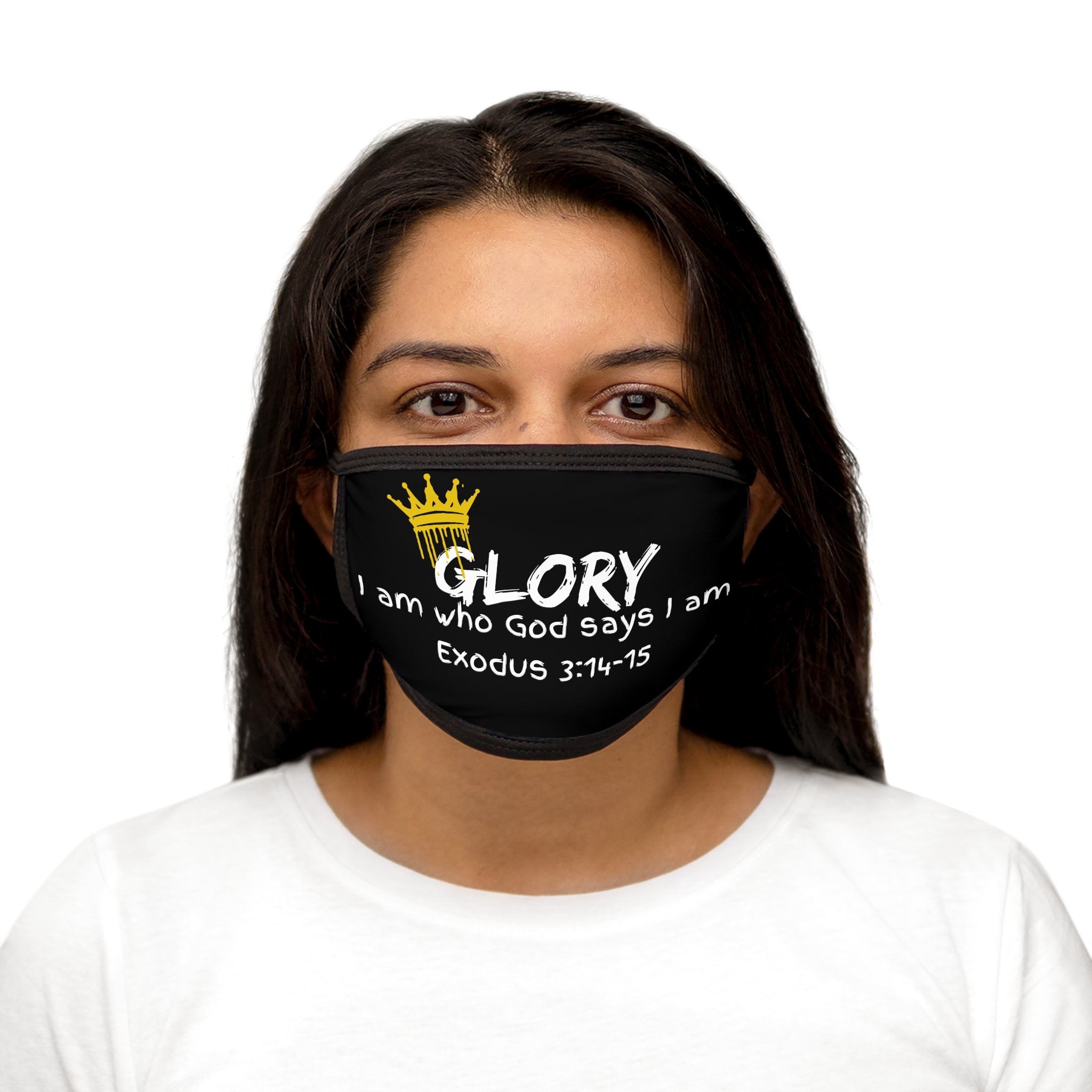 Christian Glory Face Mask — “I Am Who God Says I Am” (Exodus 3:14–15)