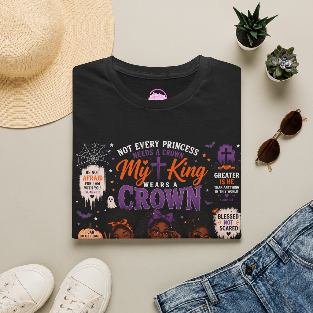 My King Crown T-Shirt — Christian Faith Graphic Tee for Women