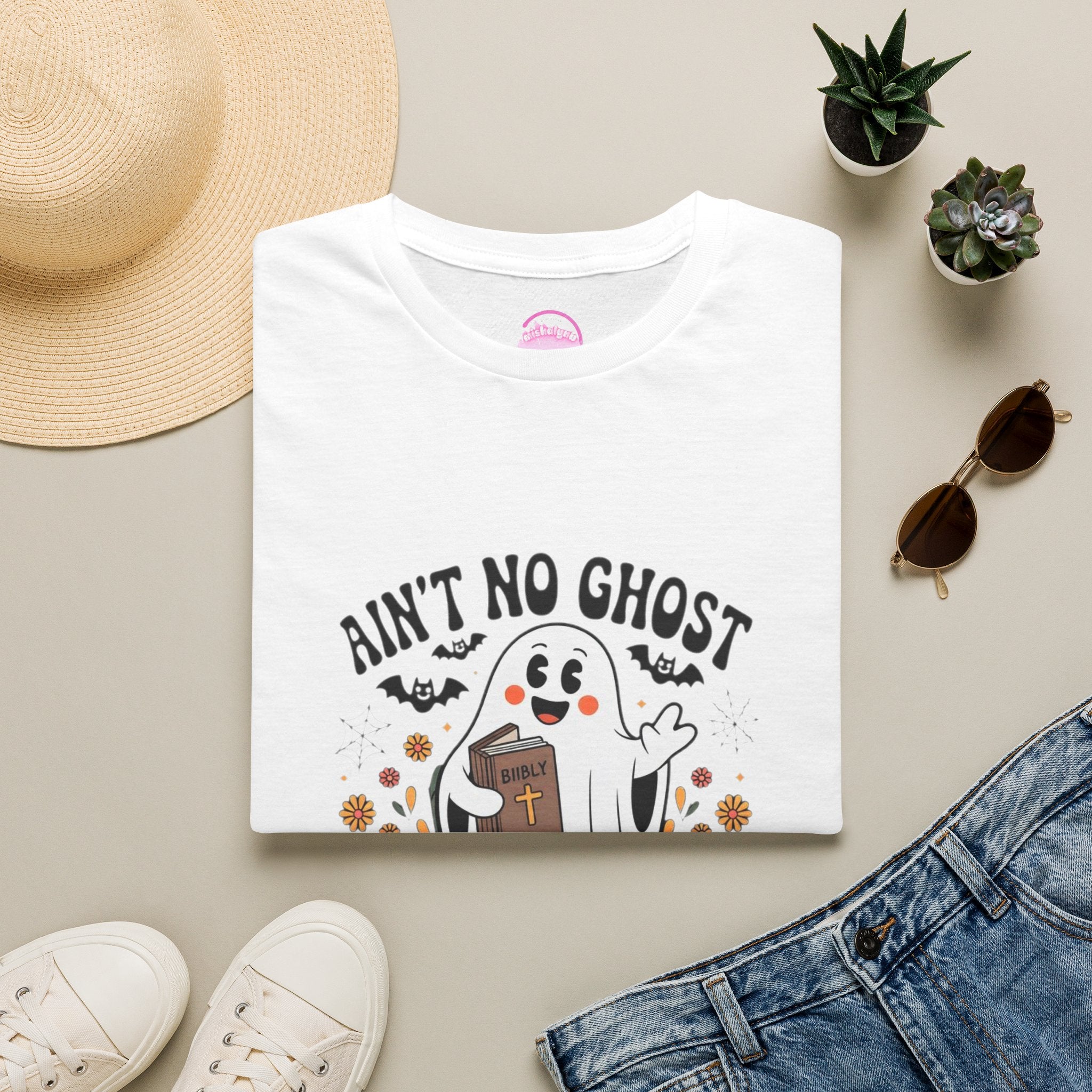 Ain't No Ghost T-Shirt – Cute Christian Halloween Ghost Tee