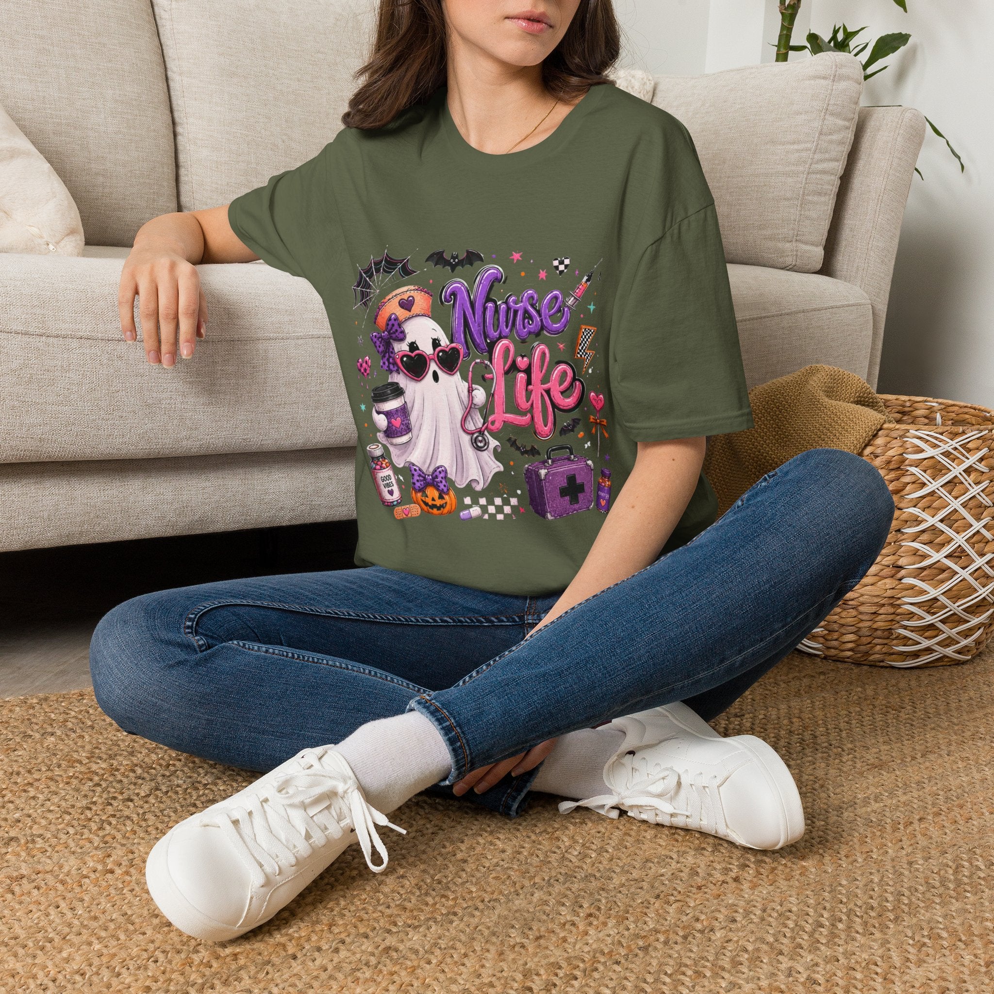Nurse Life Halloween T-Shirt — Cute Spooky Nurse Graphic Tee