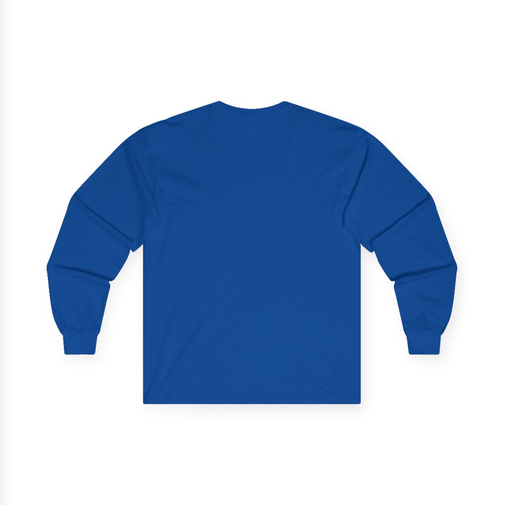 Halloween Long Sleeve Tee — "No Tricks Just Treats" Graphic Shirt