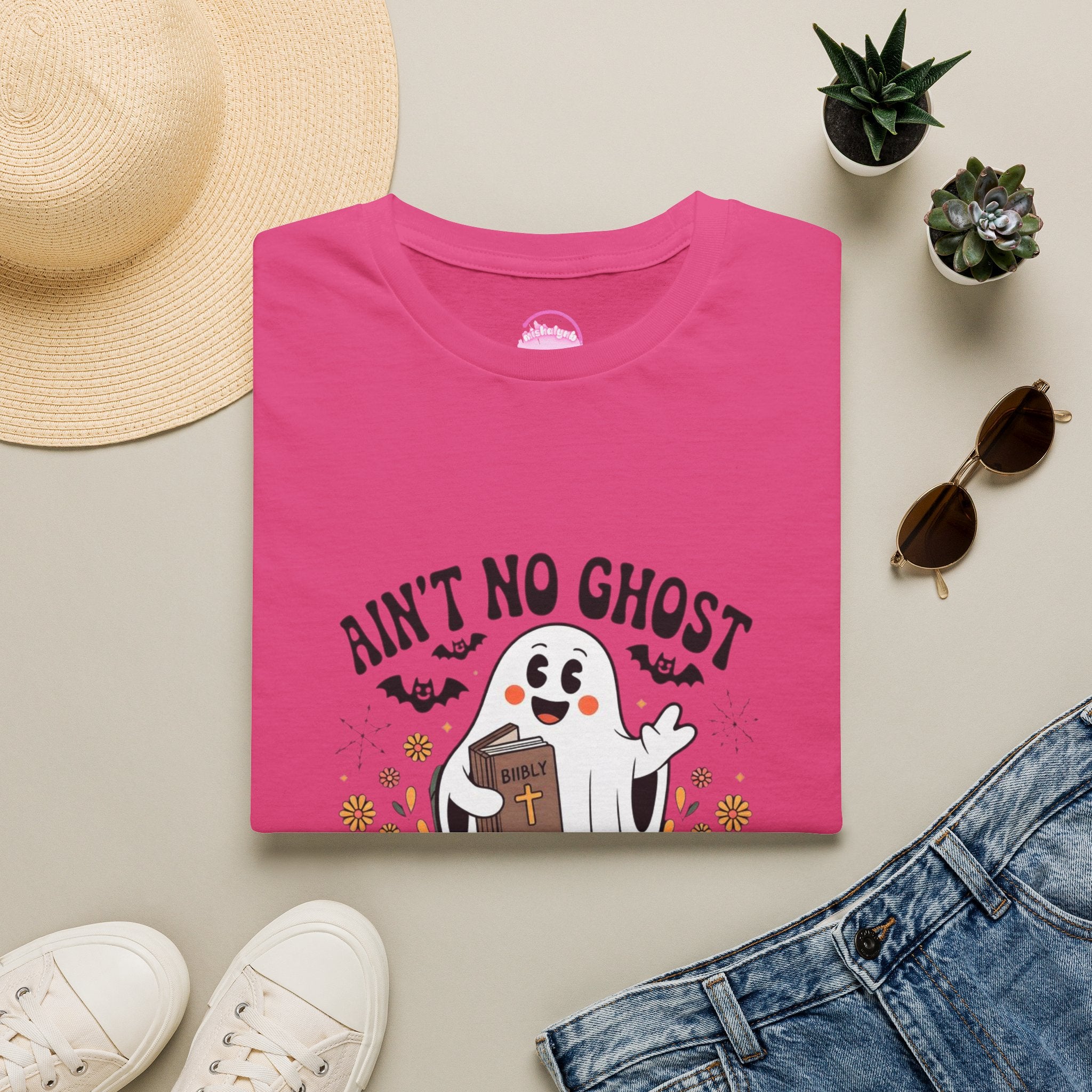 Ain't No Ghost T-Shirt – Cute Christian Halloween Ghost Tee