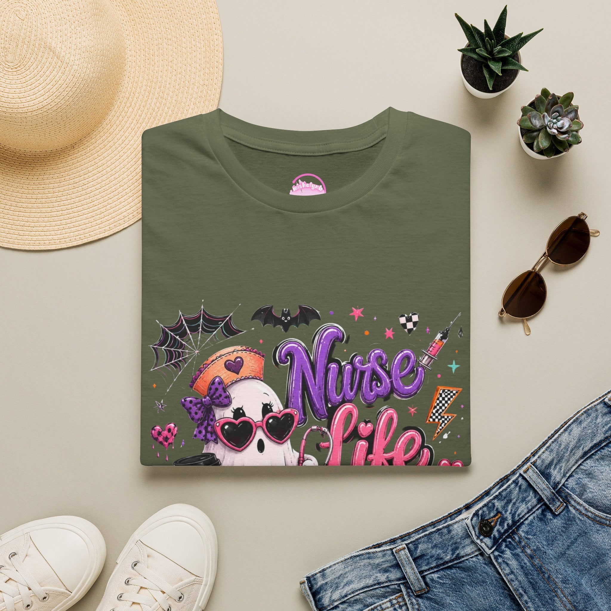 Nurse Life Halloween T-Shirt — Cute Spooky Nurse Graphic Tee