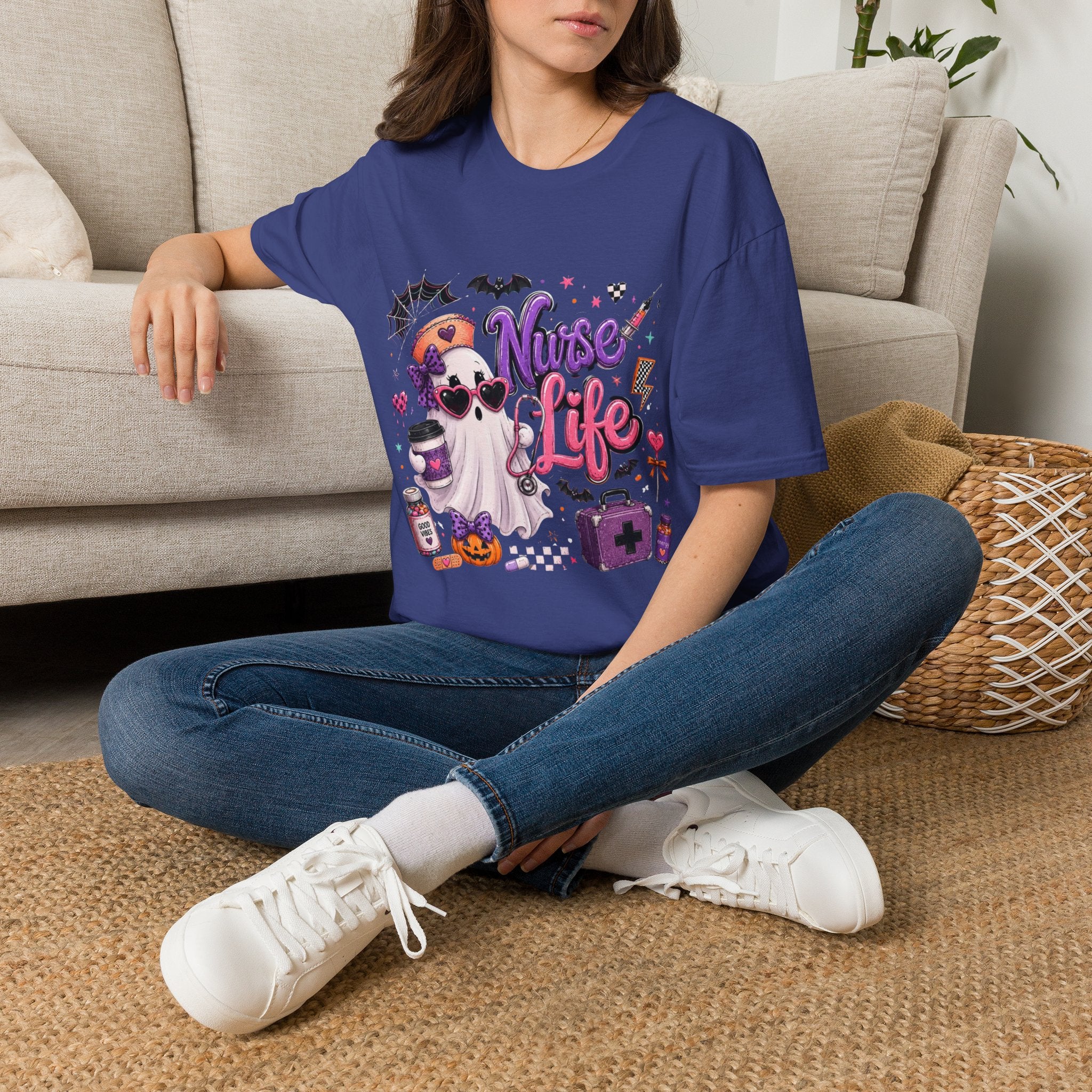 Nurse Life Halloween T-Shirt — Cute Spooky Nurse Graphic Tee