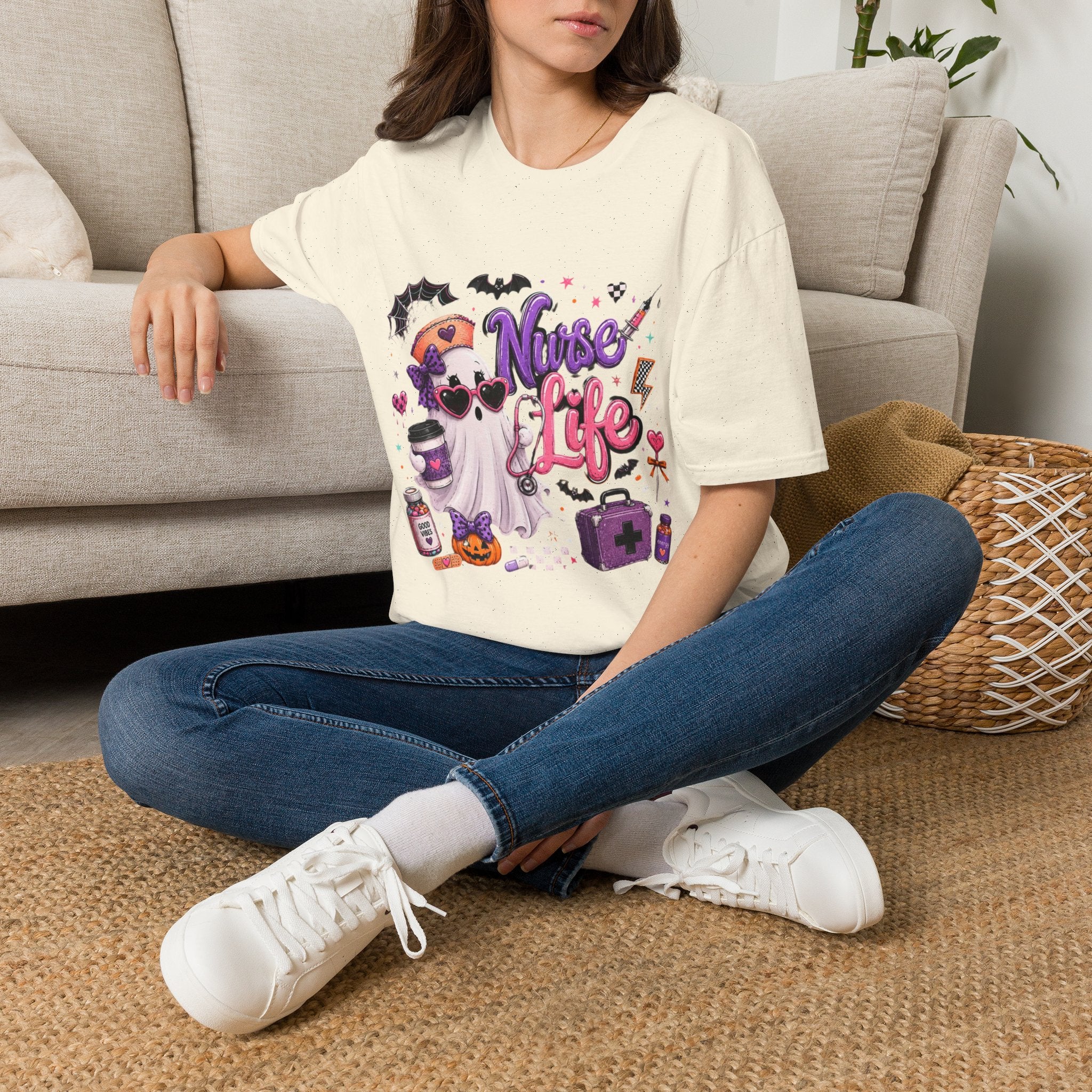 Nurse Life Halloween T-Shirt — Cute Spooky Nurse Graphic Tee