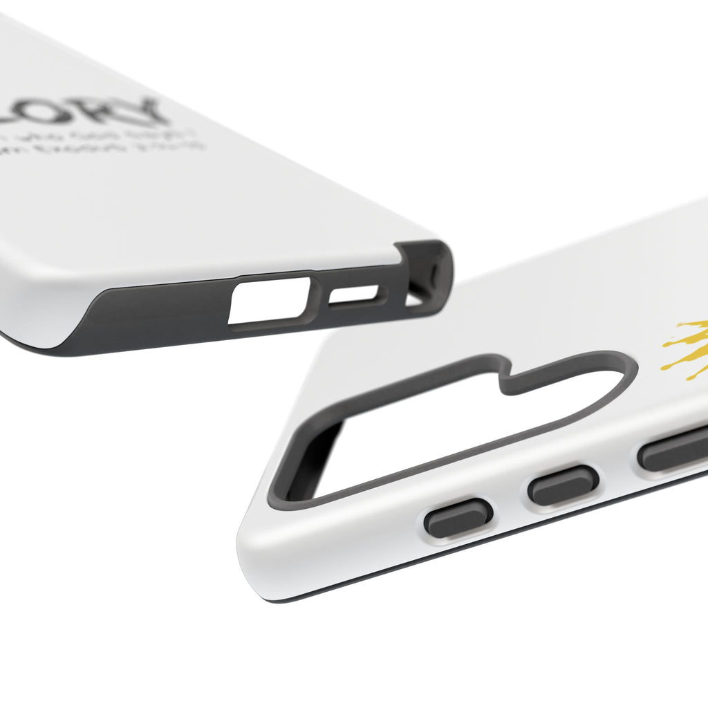 Glory Crown Christian Phone Case — 'I Am Who God Says I Am' Exodus 3:14–15 Tough Phone Case