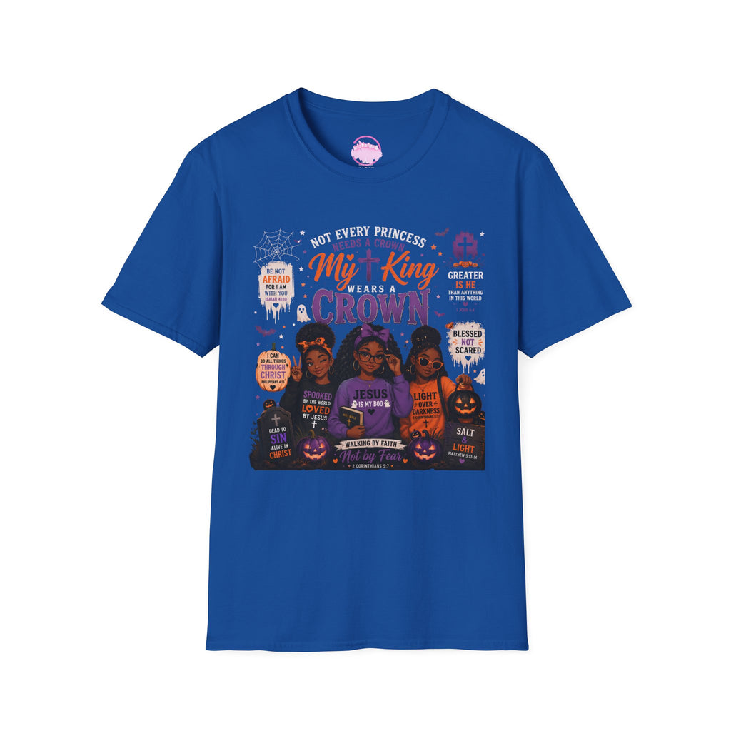 My King Crown T-Shirt — Christian Faith Graphic Tee for Women