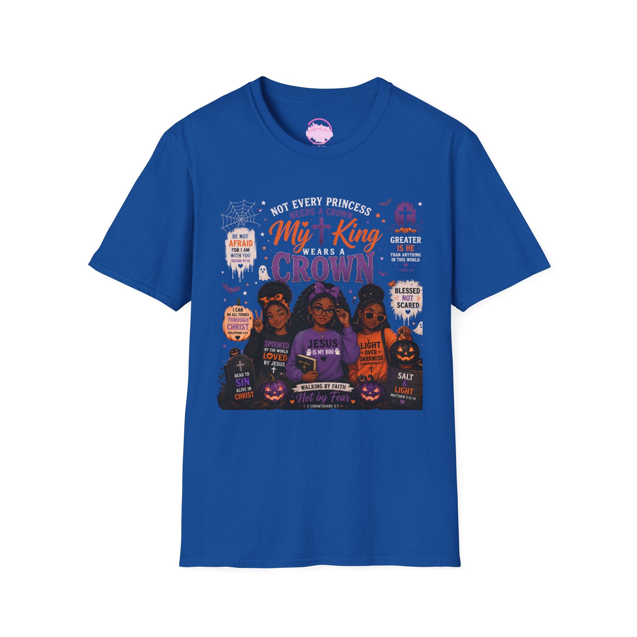 My King Crown T-Shirt — Christian Faith Graphic Tee for Women