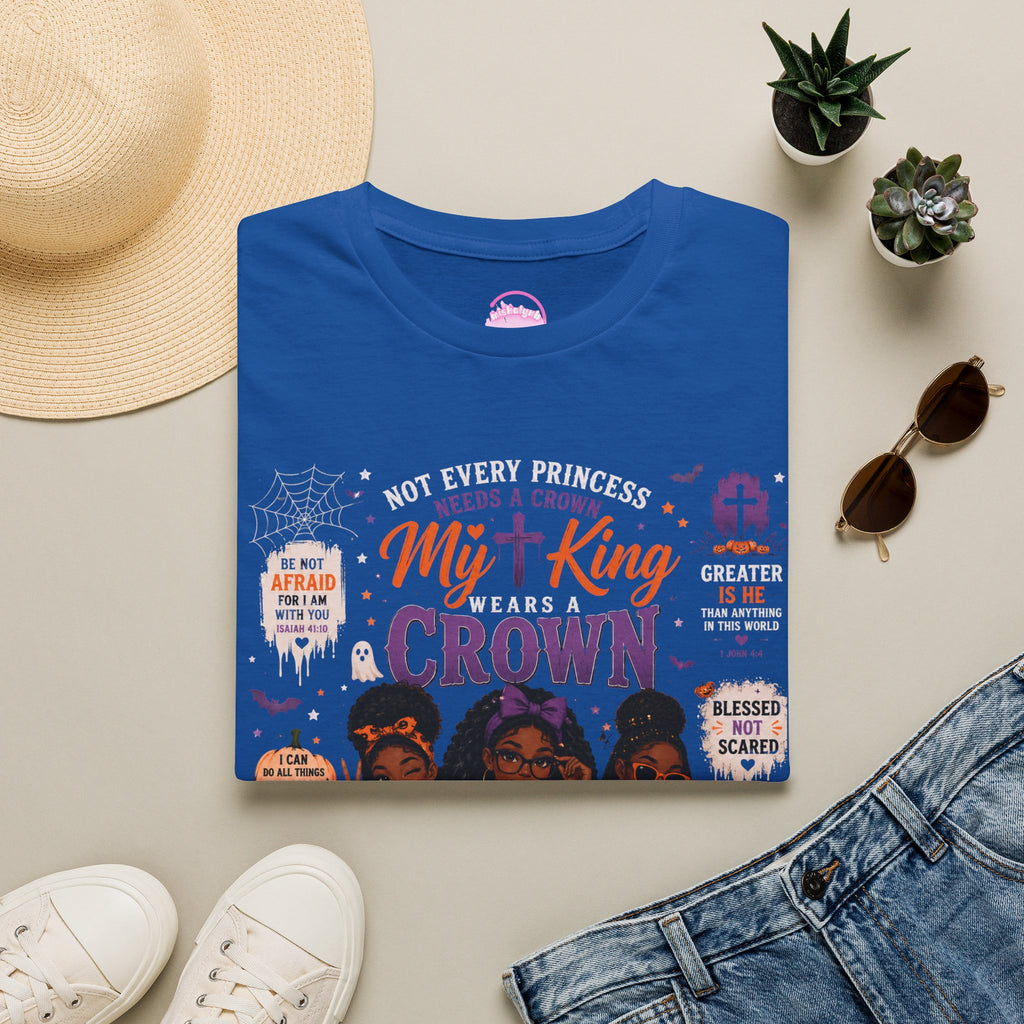 My King Crown T-Shirt — Christian Faith Graphic Tee for Women