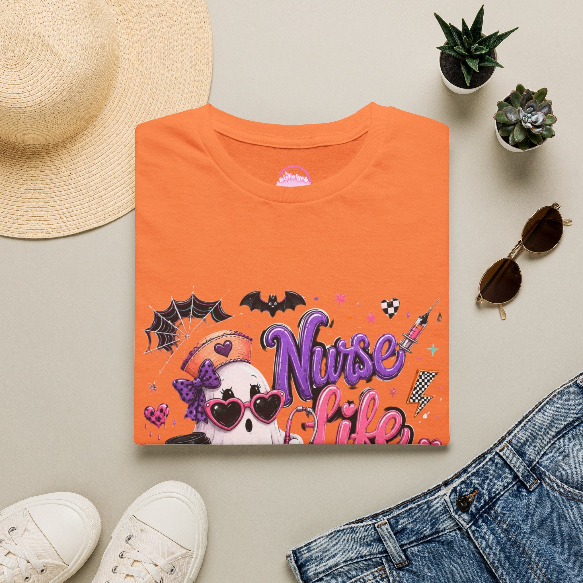 Nurse Life Halloween T-Shirt — Cute Spooky Nurse Graphic Tee