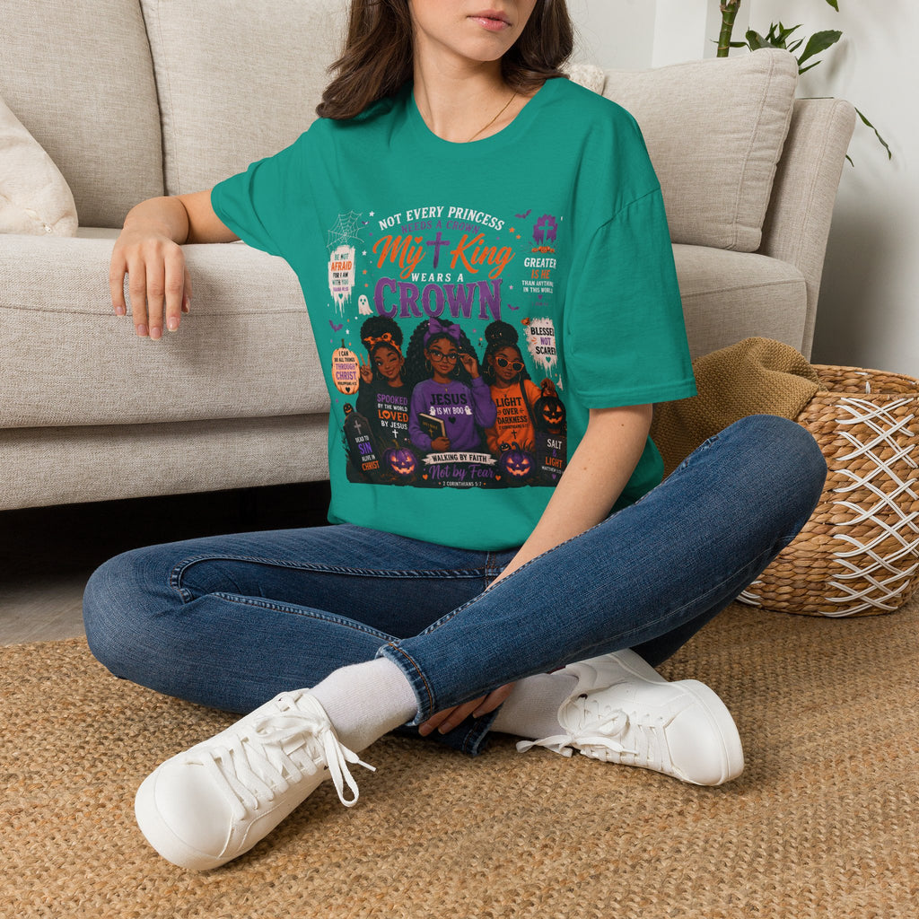 My King Crown T-Shirt — Christian Faith Graphic Tee for Women