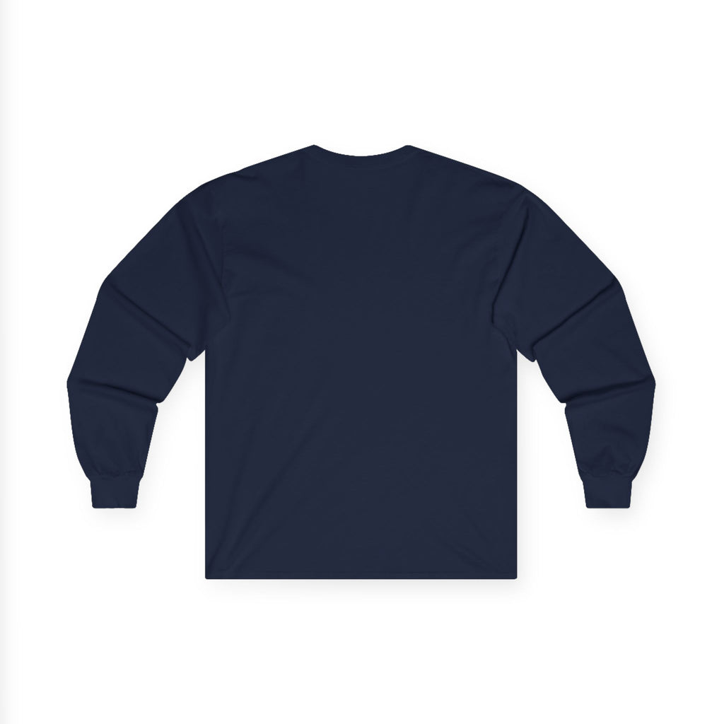 Halloween Long Sleeve Tee — "No Tricks Just Treats" Graphic Shirt