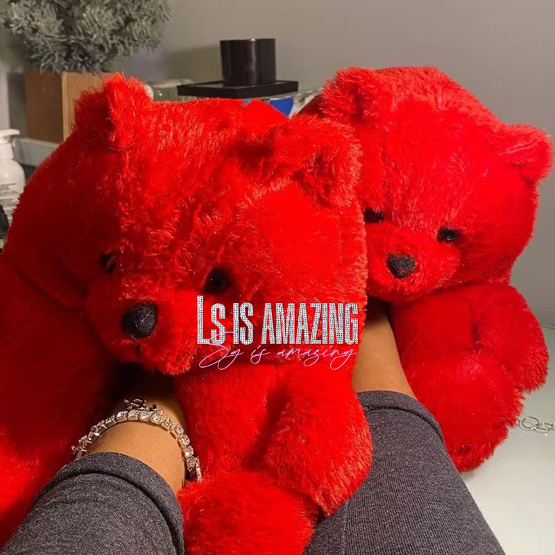 teddy bear slippers